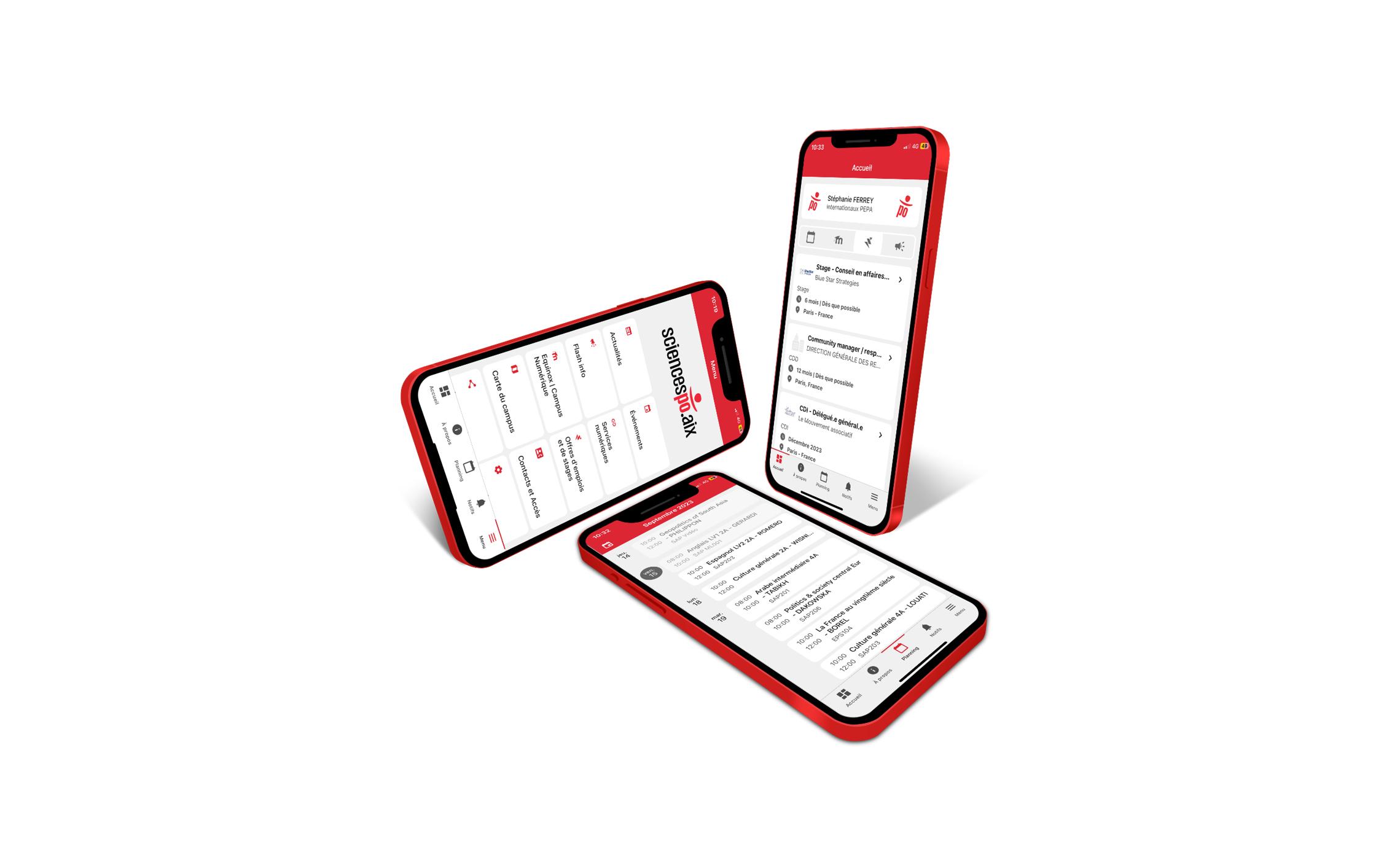 Téléchargez la nouvelle version de l'application Sciences Po Aix